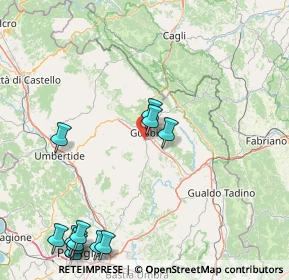 Mappa 06024 Gubbio PG, Italia (22.96667)