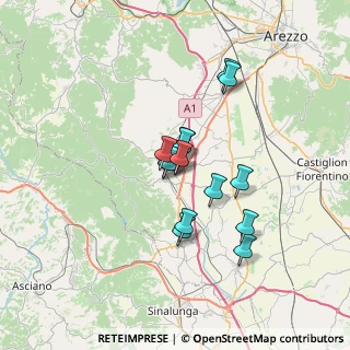 Mappa Via della Costituzione, 52048 Monte San Savino AR, Italia (5.20857)