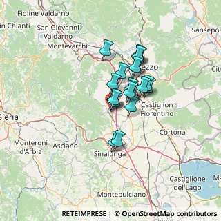 Mappa Via della Costituzione, 52048 Monte San Savino AR, Italia (9.415)