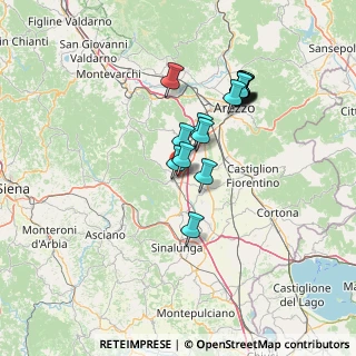 Mappa Via della Costituzione, 52048 Monte San Savino AR, Italia (12.3775)