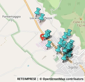Mappa Via del Ponte Romano, 06028 Sigillo PG, Italia (0.54483)
