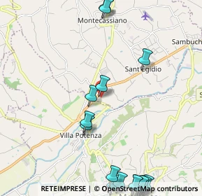 Mappa Via Giovanni Vincenzoni, 62010 Montecassiano MC, Italia (3.11176)