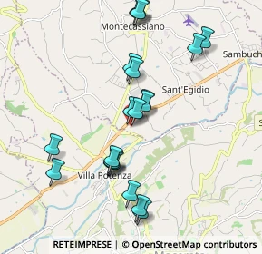 Mappa Via Giovanni Vincenzoni, 62010 Montecassiano MC, Italia (1.9775)