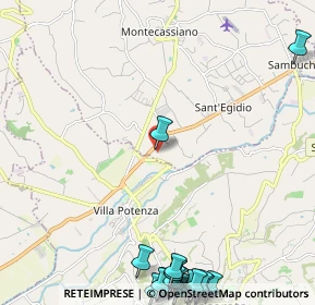 Mappa Via Giovanni Vincenzoni, 62010 Montecassiano MC, Italia (3.6395)