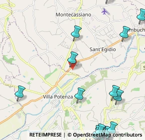 Mappa Via Giovanni Vincenzoni, 62010 Montecassiano MC, Italia (3.598)