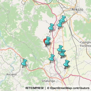 Mappa Via Lioni, 52048 Monte San Savino AR, Italia (7.49667)