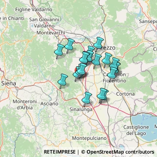 Mappa Via Lioni, 52048 Monte San Savino AR, Italia (10.113)