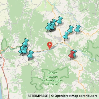 Mappa Via Guglielmo Marconi, 56040 Montecatini Val di Cecina PI, Italia (8.36)