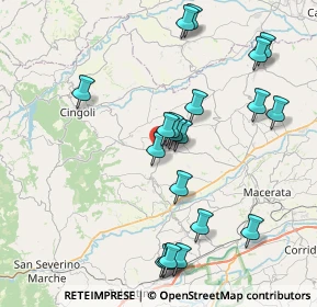 Mappa Contrada Sterpare, 62010 Treia MC, Italia (8.5325)