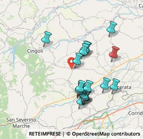 Mappa Contrada Sterpare, 62010 Treia MC, Italia (7.04)