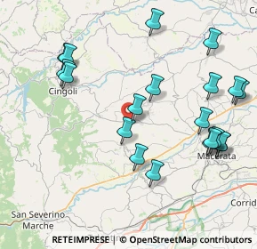 Mappa Contrada Sterpare, 62010 Treia MC, Italia (9.381)