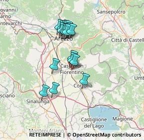 Mappa Strada Umbro Casentinese, 52043 Castiglion fiorentino AR, Italia (12.5725)