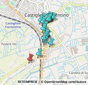 Mappa Strada Umbro Casentinese, 52043 Castiglion fiorentino AR, Italia (0.305)