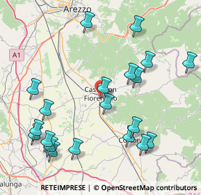 Mappa Strada Umbro Casentinese, 52043 Castiglion fiorentino AR, Italia (9.705)