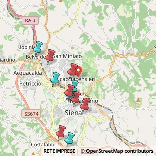 Mappa Strada di Scacciapensieri, 53100 Siena SI, Italia (2.01182)