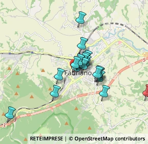 Mappa Piazza Garibaldi, 60044 Fabriano AN, Italia (1.296)