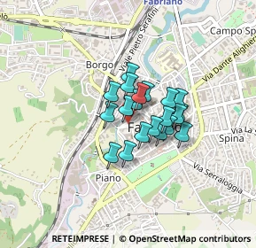 Mappa Piazza Garibaldi, 60044 Fabriano AN, Italia (0.2555)