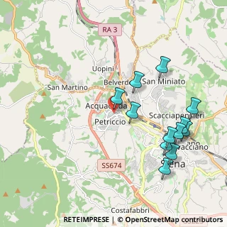 Mappa TABACCHERIA ANGIOLINI CLAUDIO, 53100 Siena SI, Italia (2.23167)