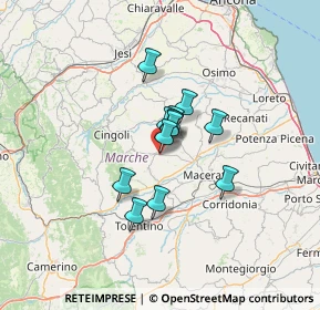 Mappa Via Perugia, 62010 Treia MC, Italia (8.41333)