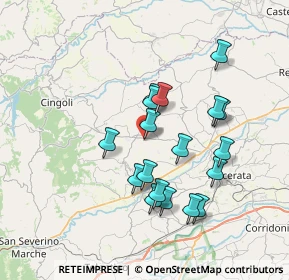 Mappa Via Perugia, 62010 Treia MC, Italia (6.735)