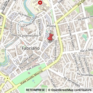 Mappa Via Cavour, 47, 60044 Fabriano, Ancona (Marche)