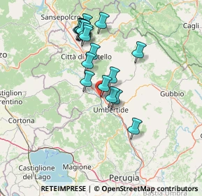 Mappa Viale Europa, 06019 Umbertide PG, Italia (14.148)