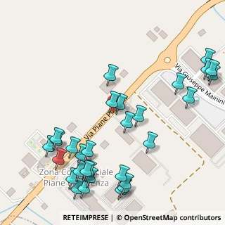 Mappa Strada Comunale Piane di Potenza, 62010 Montecassiano MC, Italia (0.17)