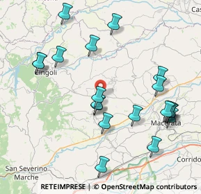 Mappa Via Don Luigi Sturzo, 62010 Treia MC, Italia (9.0925)