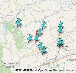 Mappa Via Don Luigi Sturzo, 62010 Treia MC, Italia (7.20071)