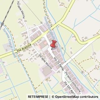 Mappa Via XXV Aprile, 35, 52048 Monte San Savino, Arezzo (Toscana)