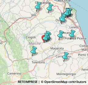 Mappa Strada provinciale Cingolana, 62010 Treia MC, Italia (16.45467)