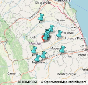 Mappa Strada provinciale Cingolana, 62010 Treia MC, Italia (8.36667)