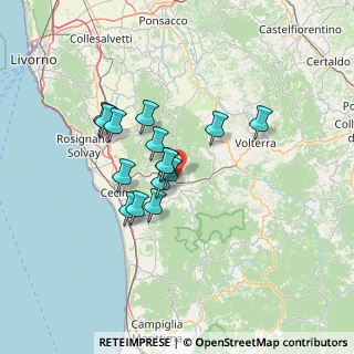 Mappa SP 14, 56040 Montecatini Val di Cecina PI (10.754)
