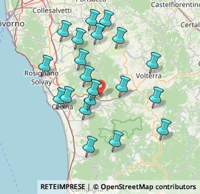 Mappa SP 14, 56040 Montecatini Val di Cecina PI (14.9685)