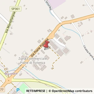 Mappa Località Piane di Potenza, 4, 62010 Montecassiano, Macerata (Marche)