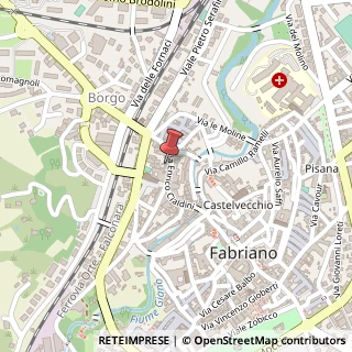 Mappa Via Enrico Cialdini, 40, 60044 Fabriano, Ancona (Marche)
