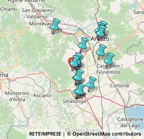 Mappa Via del Corniolo, 52048 Monte San Savino AR, Italia (11.56765)