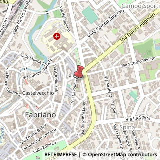 Mappa Via Cavour, 106, 60044 Fabriano AN, Italia, 60044 Fabriano, Ancona (Marche)
