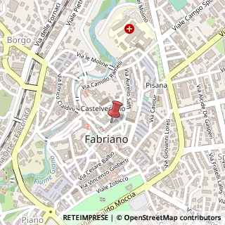 Mappa Via Gentile da Fabriano, 6, 60044 Fabriano, Ancona (Marche)