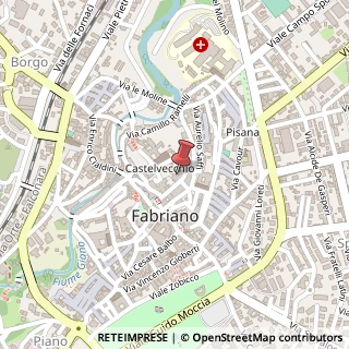 Mappa Via Gentile da Fabriano, 26, 60044 Fabriano, Ancona (Marche)