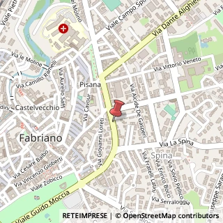 Mappa Via Aurelio Zonghi, 60, 60044 Fabriano, Ancona (Marche)