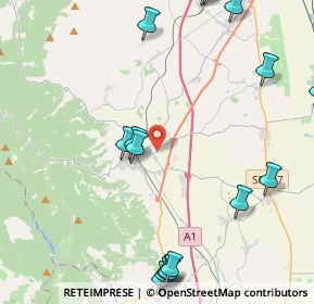 Mappa 52048 Monte San Savino AR, Italia (6.30833)