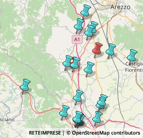 Mappa 52048 Monte San Savino AR, Italia (9.56)