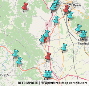 Mappa 52048 Monte San Savino AR, Italia (10.707)