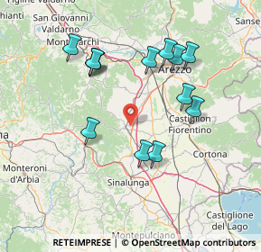 Mappa 52048 Monte San Savino AR, Italia (15.13769)