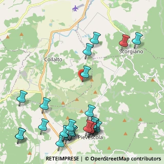 Mappa Collalto Verniano, 53034 Colle di Val D'Elsa SI, Italia (3.03333)