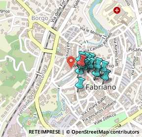 Mappa Vicolo I Fabio Filzi, 60044 Fabriano AN, Italia (0.131)