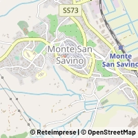 Mapa Monte San Savino