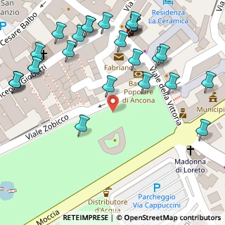 Mappa Via Giambattista Zobicco, 60044 Fabriano AN, Italia (0.09231)
