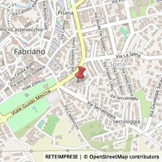 Mappa Viale Aurelio Zonghi, 15/E, 60044 Fabriano, Ancona (Marche)
